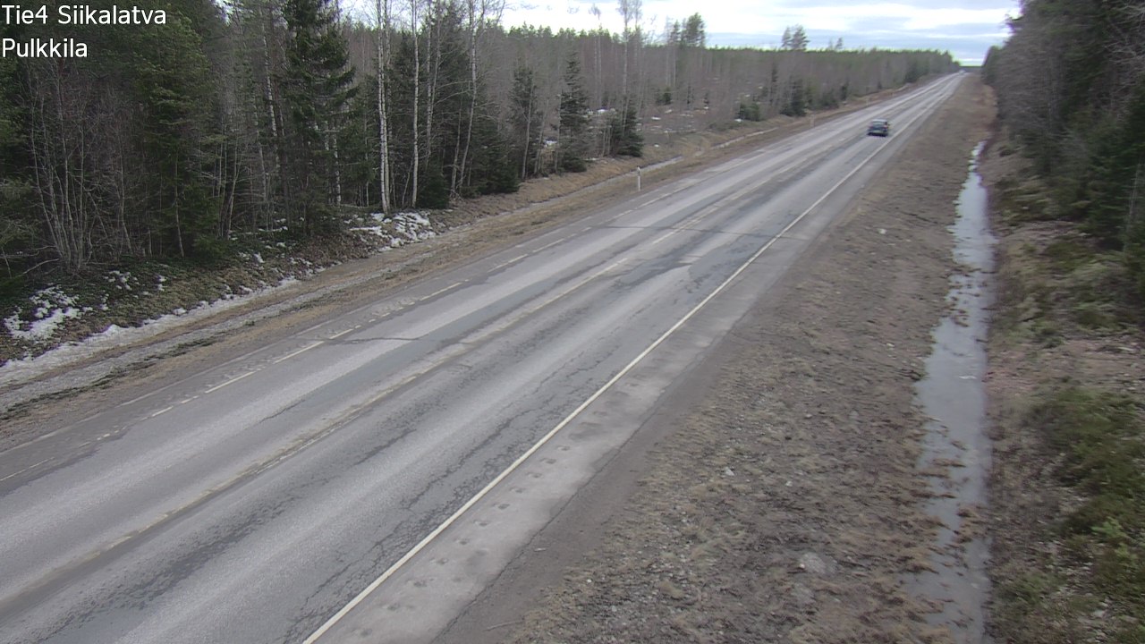 Weather Camera Image Road 4 Siikalatva, Pulkkila, Siikalatva, Pohjois-Pohjanmaa