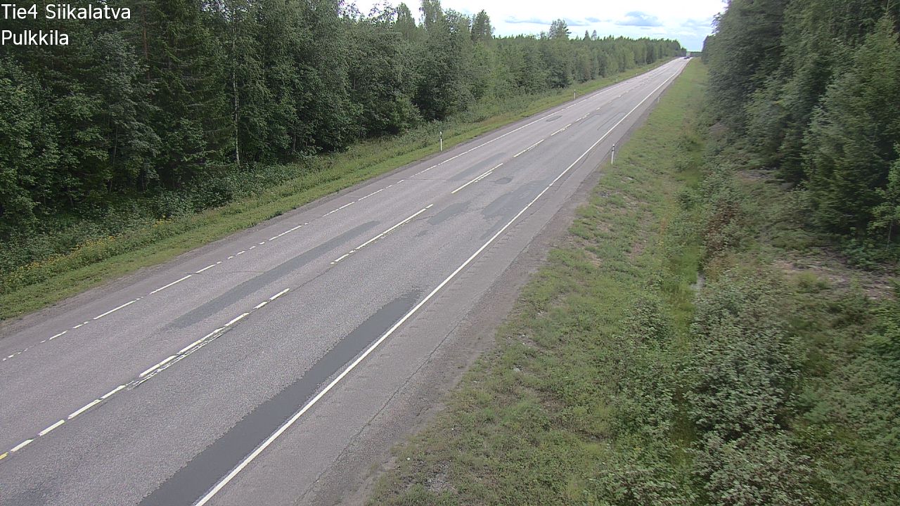 Weather Camera Image Road 4 Siikalatva, Pulkkila, Siikalatva, Pohjois-Pohjanmaa