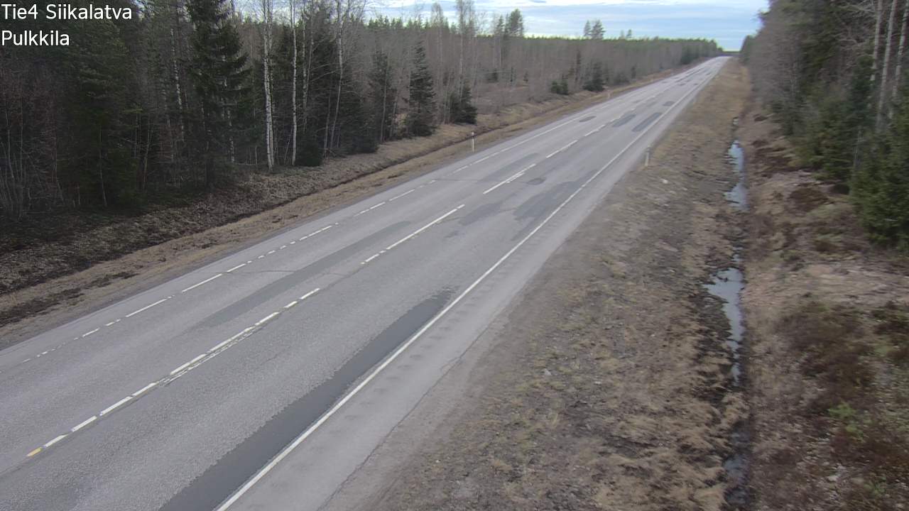 Weather Camera Image Väg 4 Siikalatva, Pulkkila, Siikalatva, Pohjois-Pohjanmaa