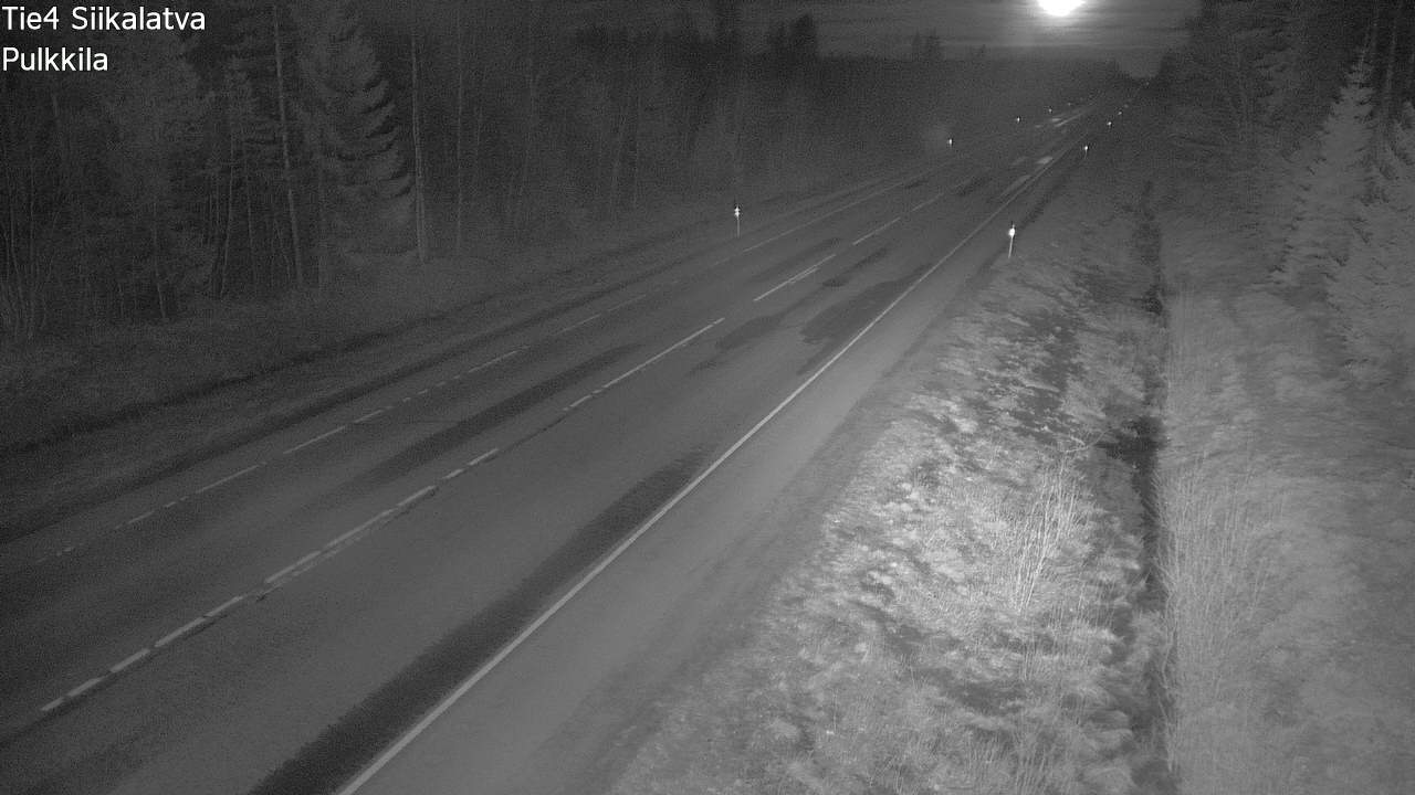 Weather Camera Image Road 4 Siikalatva, Pulkkila, Siikalatva, Pohjois-Pohjanmaa