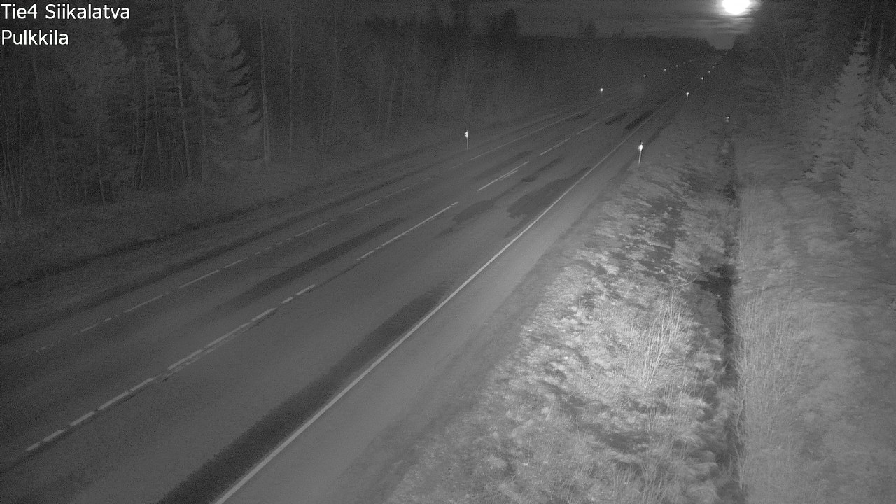 Weather Camera Image Road 4 Siikalatva, Pulkkila, Siikalatva, Pohjois-Pohjanmaa