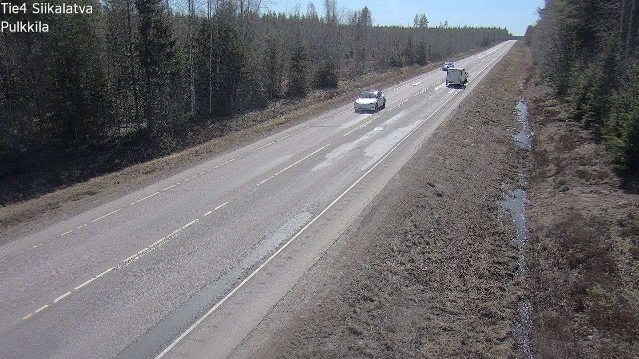 Weather Camera Image Road 4 Siikalatva, Pulkkila, Siikalatva, Pohjois-Pohjanmaa