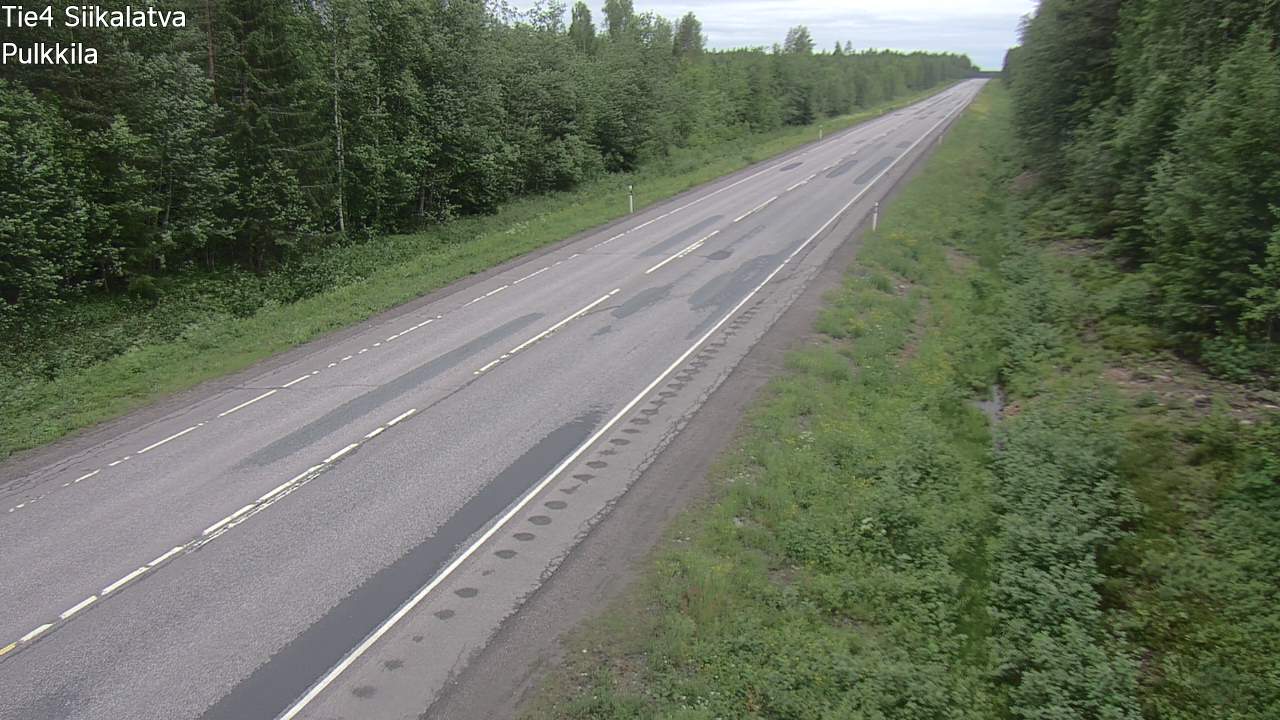Weather Camera Image Väg 4 Siikalatva, Pulkkila, Siikalatva, Pohjois-Pohjanmaa