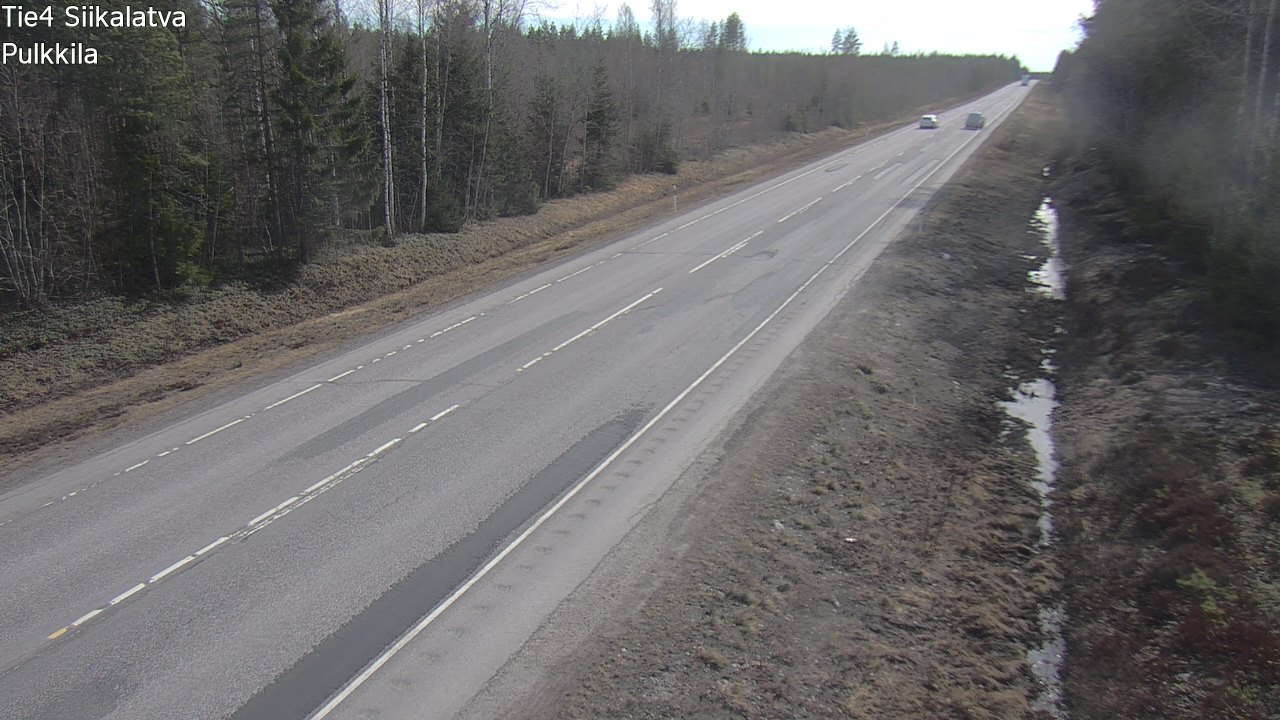 Weather Camera Image Road 4 Siikalatva, Pulkkila, Siikalatva, Pohjois-Pohjanmaa