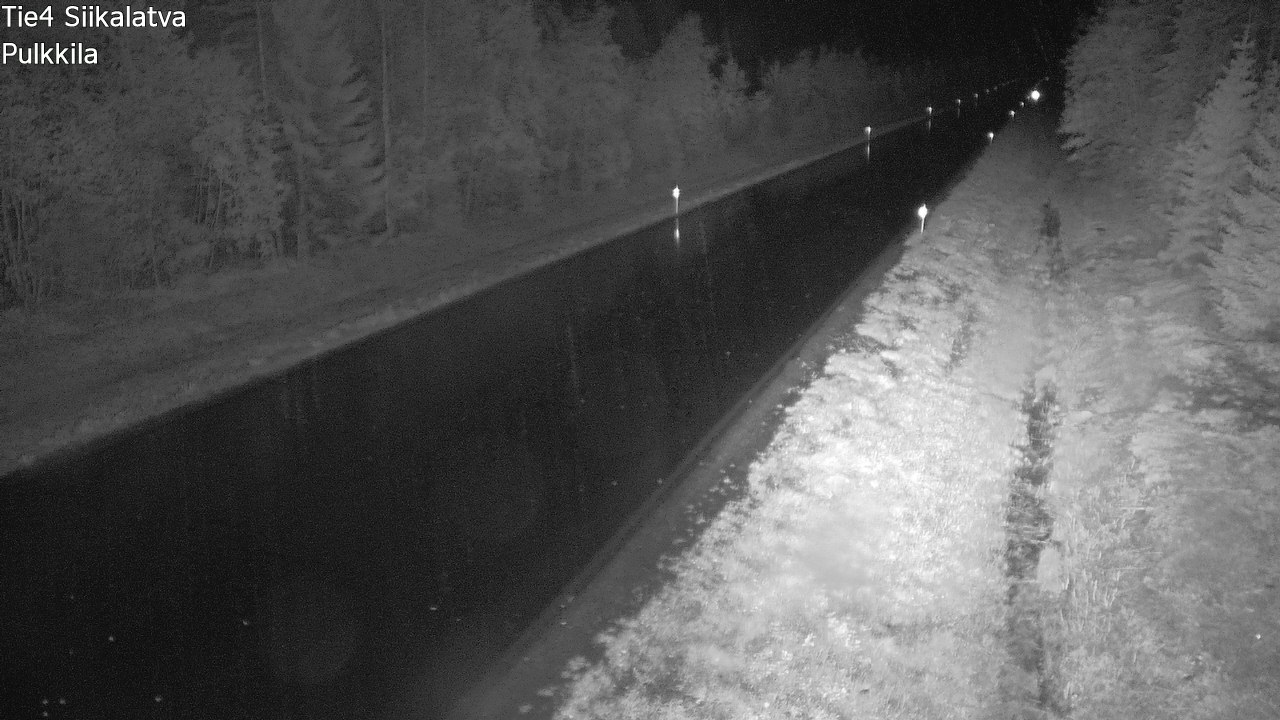 Weather Camera Image Road 4 Siikalatva, Pulkkila, Siikalatva, Pohjois-Pohjanmaa