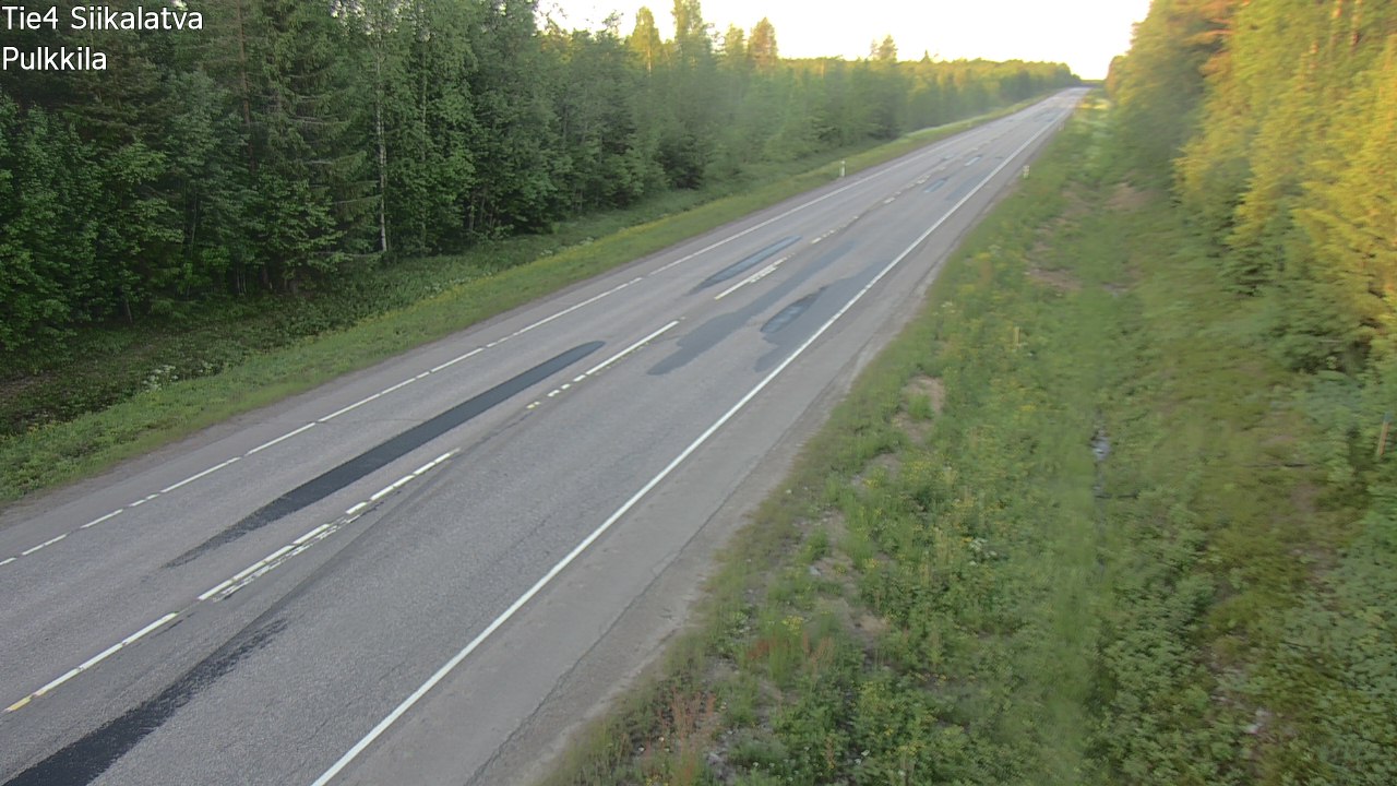 Weather Camera Image Road 4 Siikalatva, Pulkkila, Siikalatva, Pohjois-Pohjanmaa
