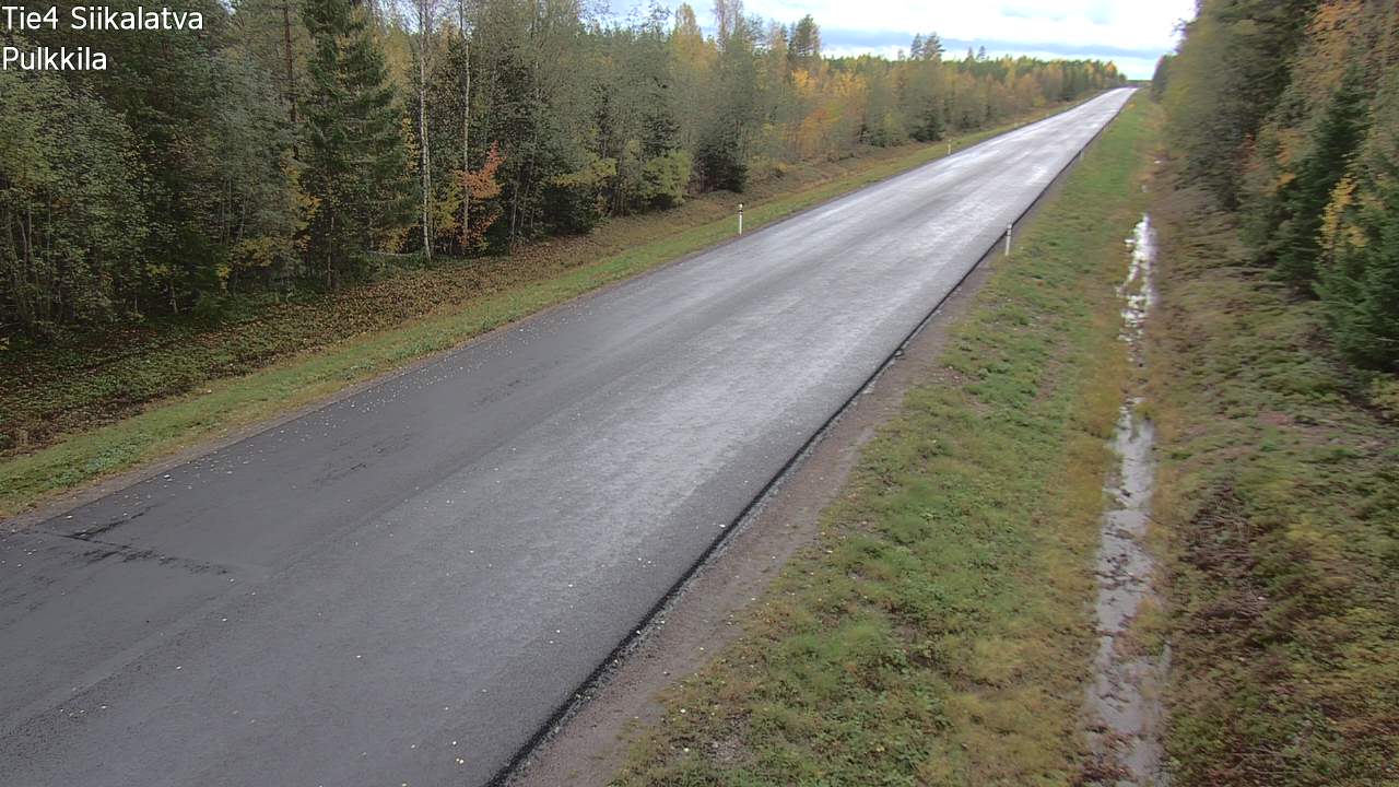 Weather Camera Image Road 4 Siikalatva, Pulkkila, Siikalatva, Pohjois-Pohjanmaa