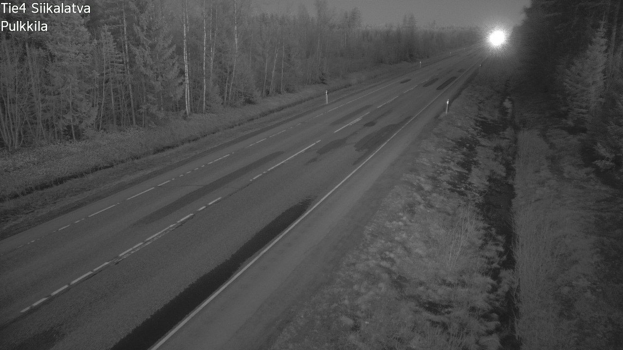 Weather Camera Image Road 4 Siikalatva, Pulkkila, Siikalatva, Pohjois-Pohjanmaa