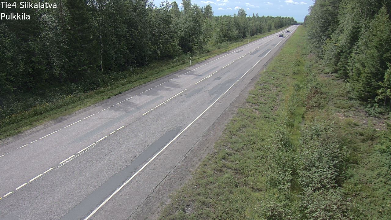 Weather Camera Image Väg 4 Siikalatva, Pulkkila, Siikalatva, Pohjois-Pohjanmaa