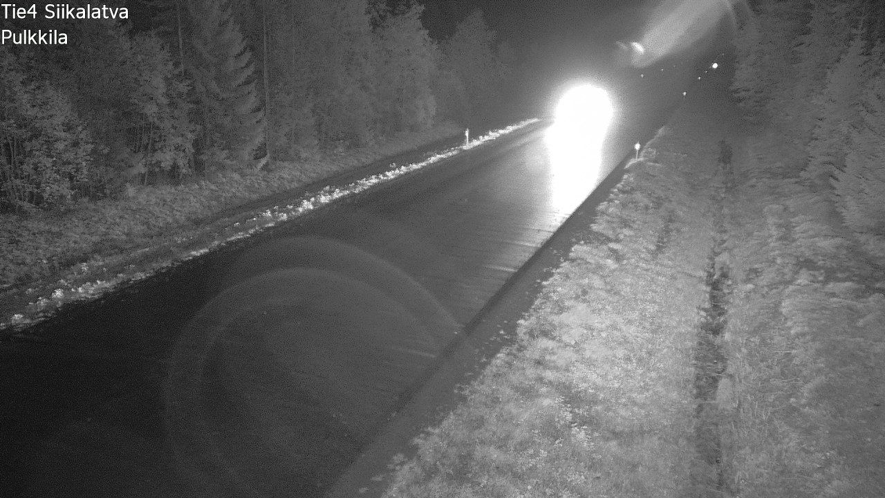 Weather Camera Image Road 4 Siikalatva, Pulkkila, Siikalatva, Pohjois-Pohjanmaa