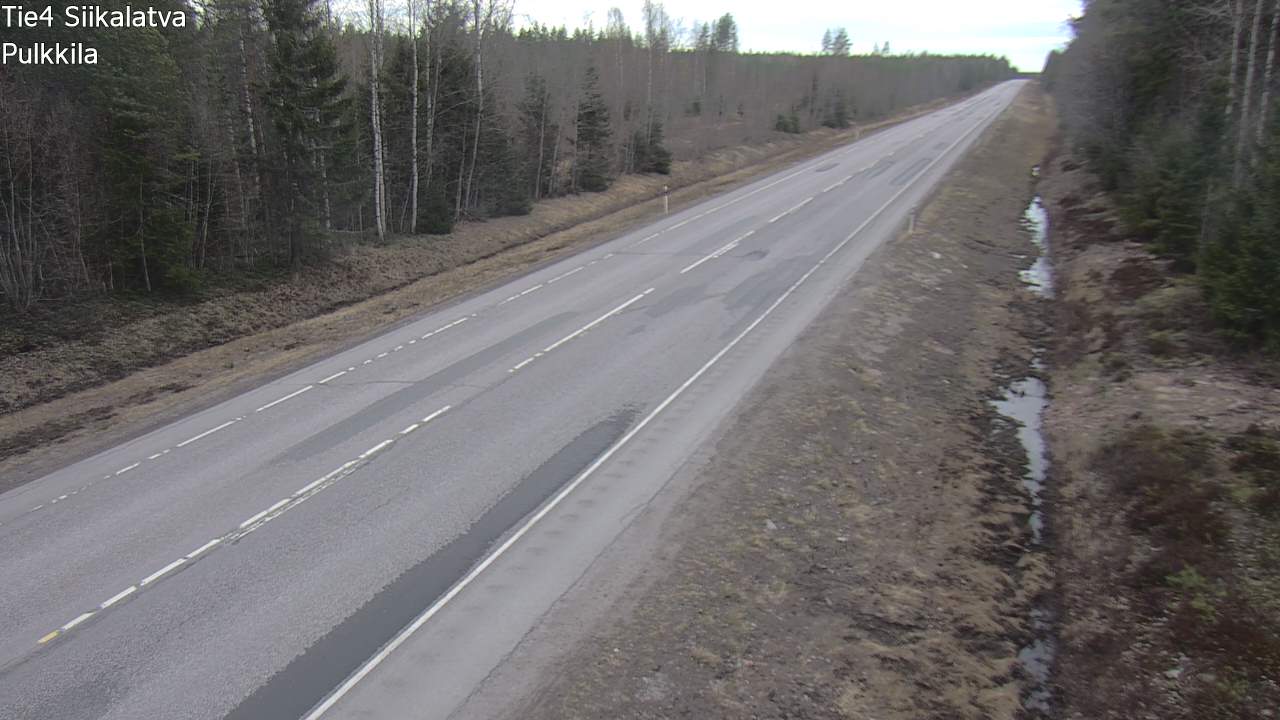 Weather Camera Image Väg 4 Siikalatva, Pulkkila, Siikalatva, Pohjois-Pohjanmaa