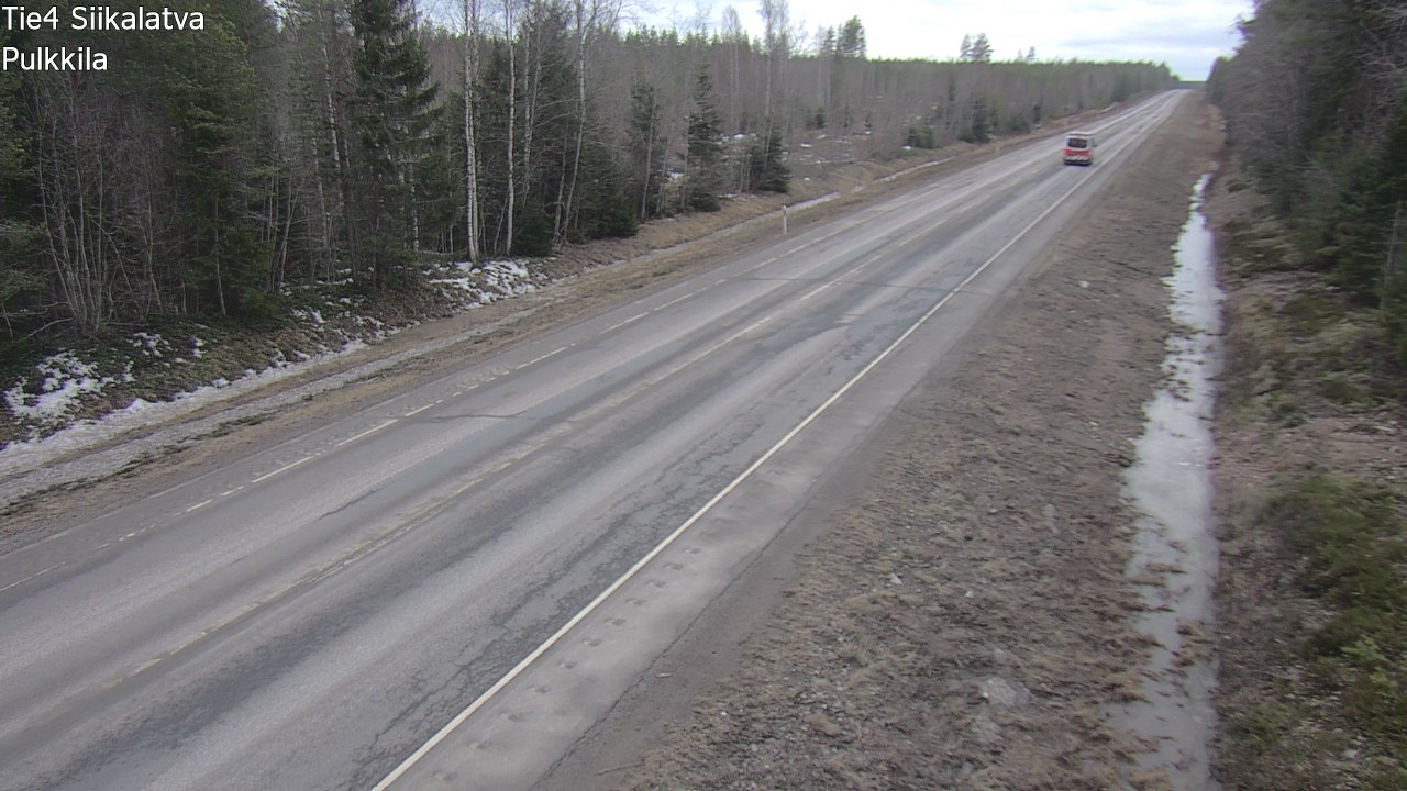 Weather Camera Image Road 4 Siikalatva, Pulkkila, Siikalatva, Pohjois-Pohjanmaa