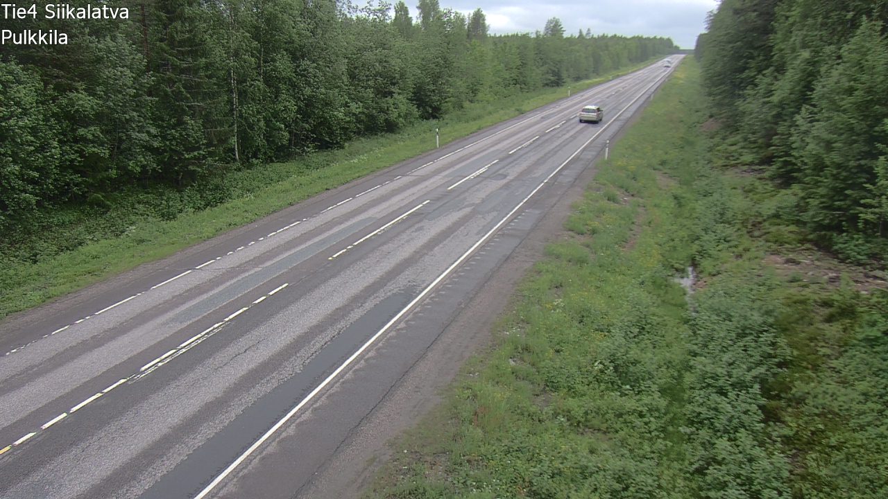 Weather Camera Image Väg 4 Siikalatva, Pulkkila, Siikalatva, Pohjois-Pohjanmaa