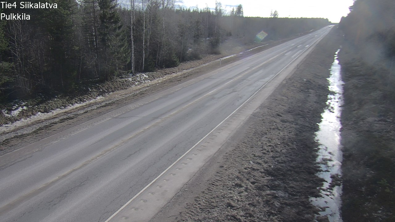 Weather Camera Image Road 4 Siikalatva, Pulkkila, Siikalatva, Pohjois-Pohjanmaa