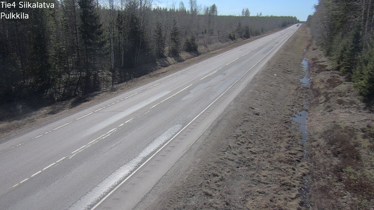 Weather Camera Image Road 4 Siikalatva, Pulkkila, Siikalatva, Pohjois-Pohjanmaa