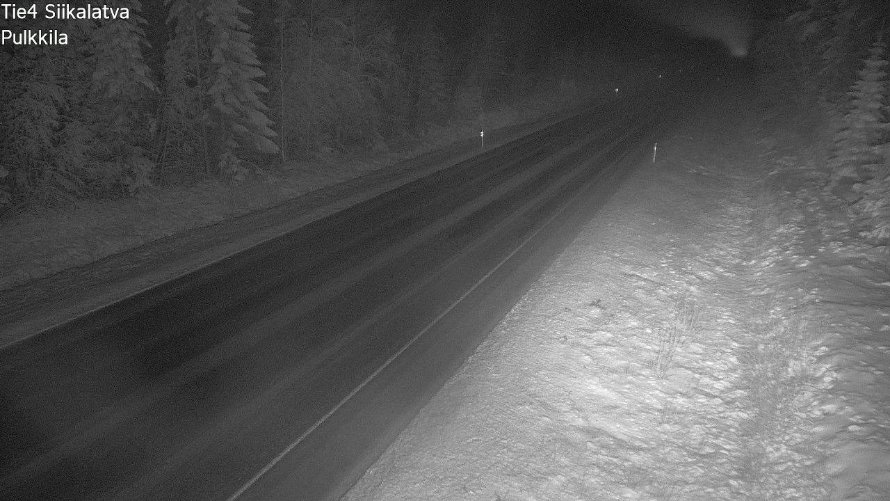 Weather Camera Image Väg 4 Siikalatva, Pulkkila, Siikalatva, Pohjois-Pohjanmaa