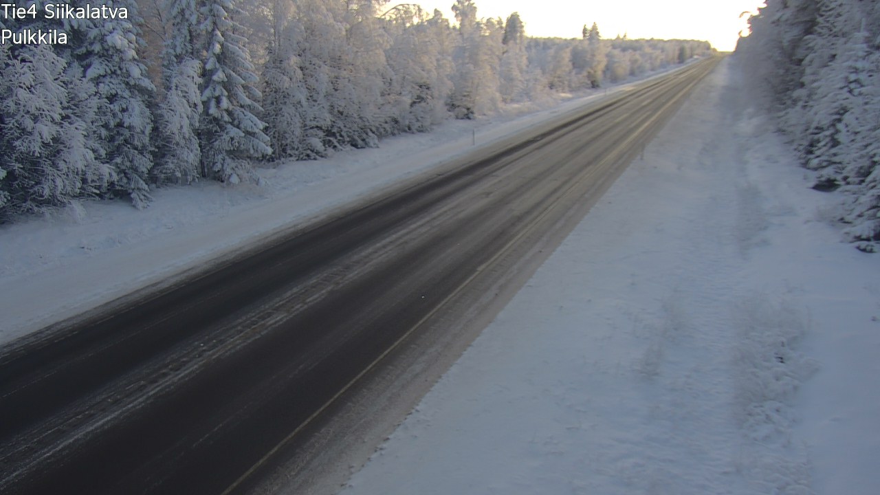 Weather Camera Image Road 4 Siikalatva, Pulkkila, Siikalatva, Pohjois-Pohjanmaa