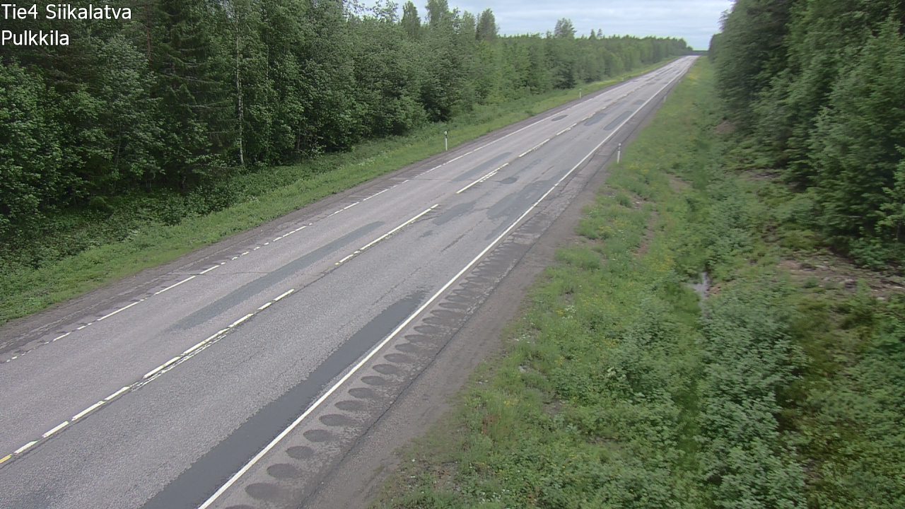Weather Camera Image Väg 4 Siikalatva, Pulkkila, Siikalatva, Pohjois-Pohjanmaa