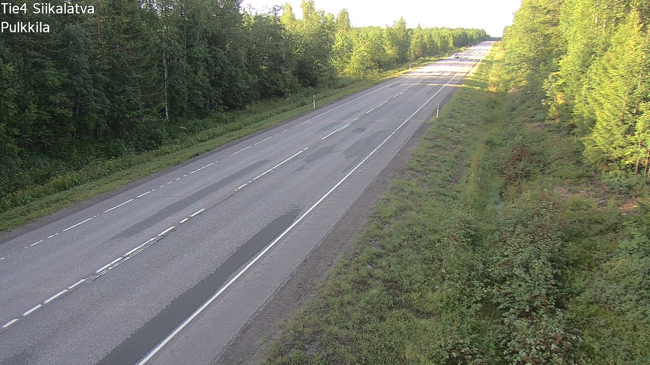 Weather Camera Image Road 4 Siikalatva, Pulkkila, Siikalatva, Pohjois-Pohjanmaa