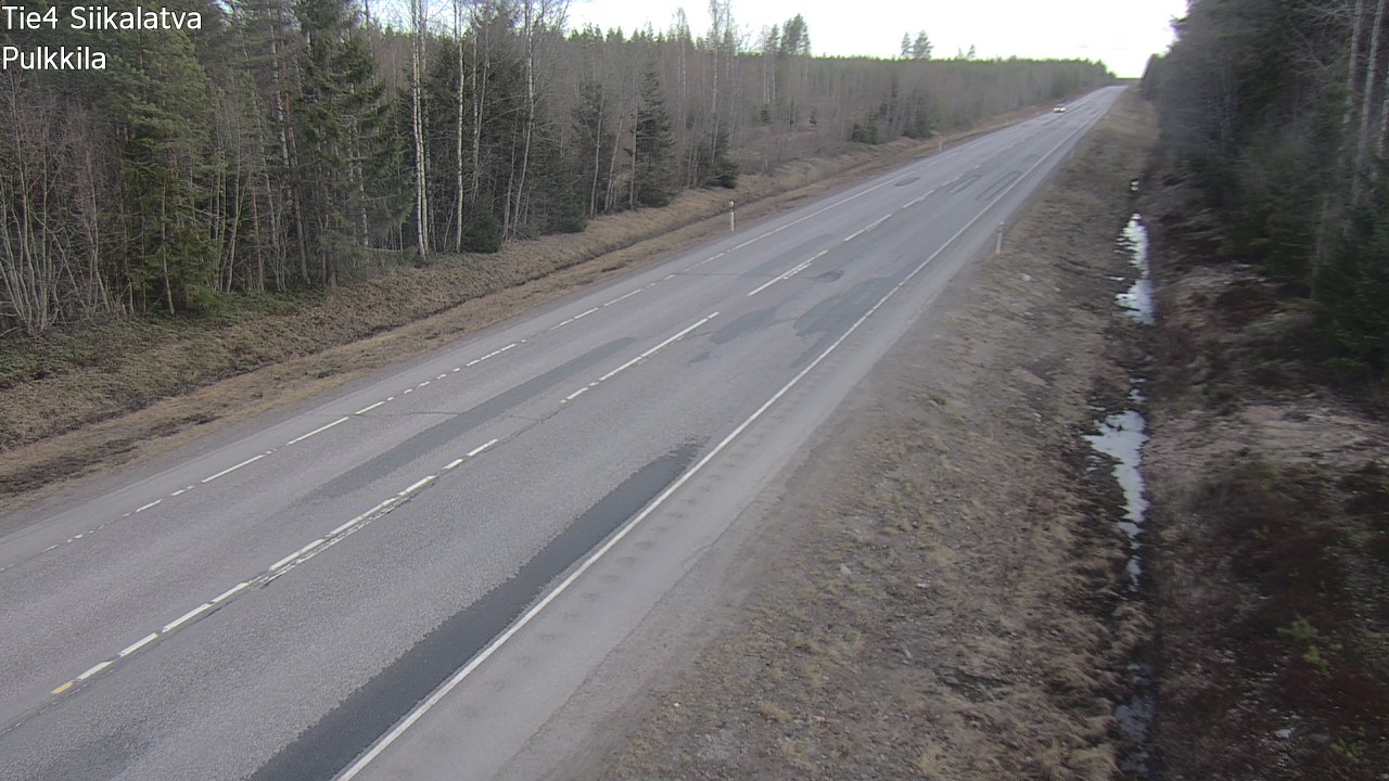 Weather Camera Image Road 4 Siikalatva, Pulkkila, Siikalatva, Pohjois-Pohjanmaa