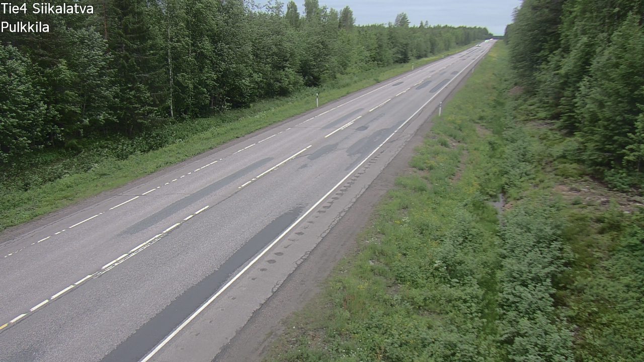 Weather Camera Image Road 4 Siikalatva, Pulkkila, Siikalatva, Pohjois-Pohjanmaa