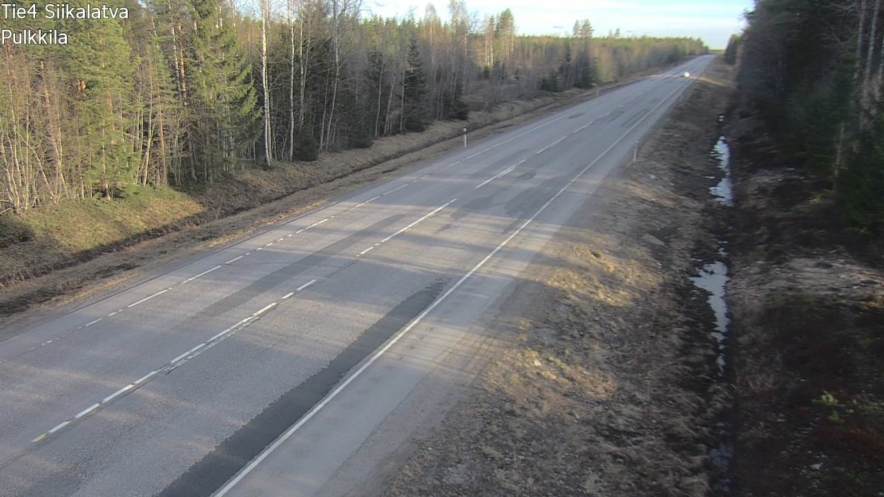 Weather Camera Image Road 4 Siikalatva, Pulkkila, Siikalatva, Pohjois-Pohjanmaa