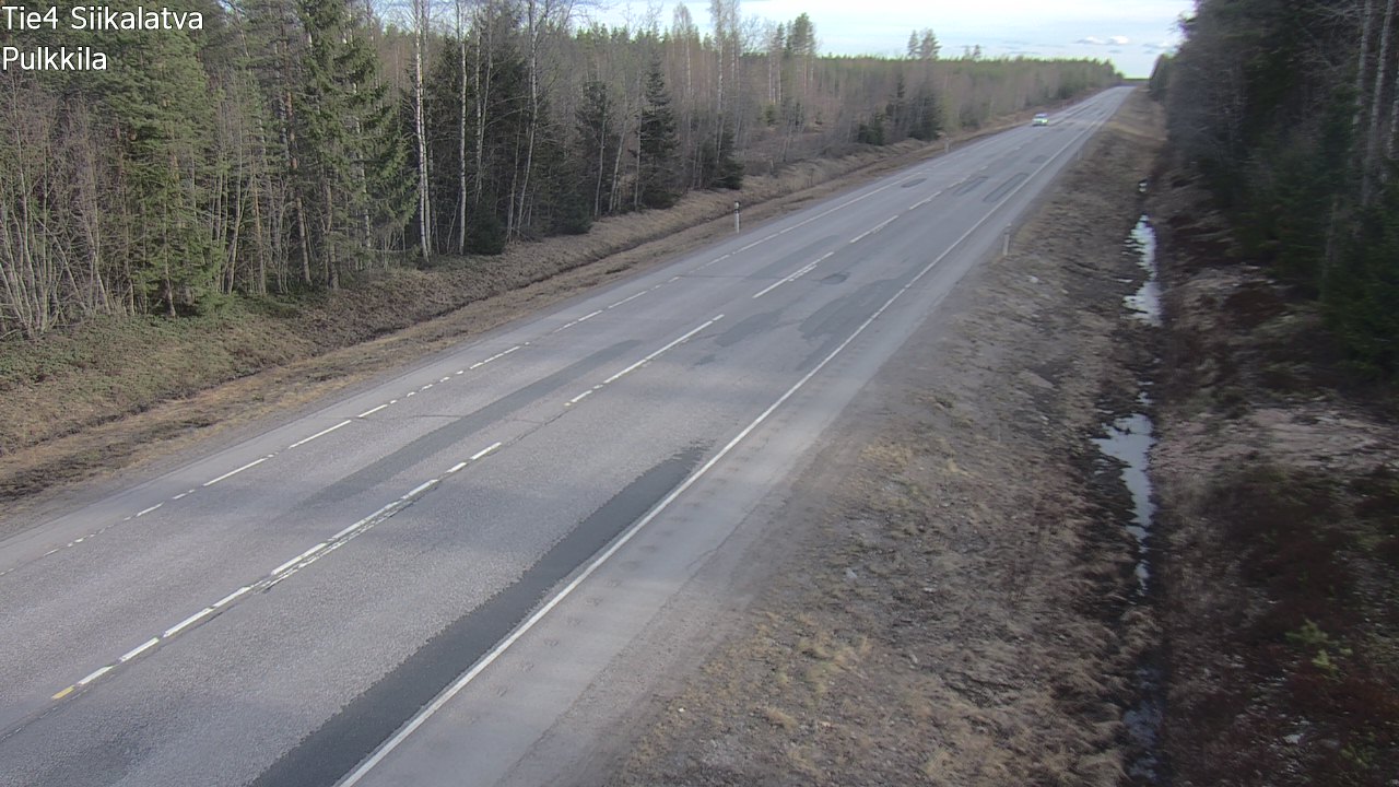 Weather Camera Image Road 4 Siikalatva, Pulkkila, Siikalatva, Pohjois-Pohjanmaa