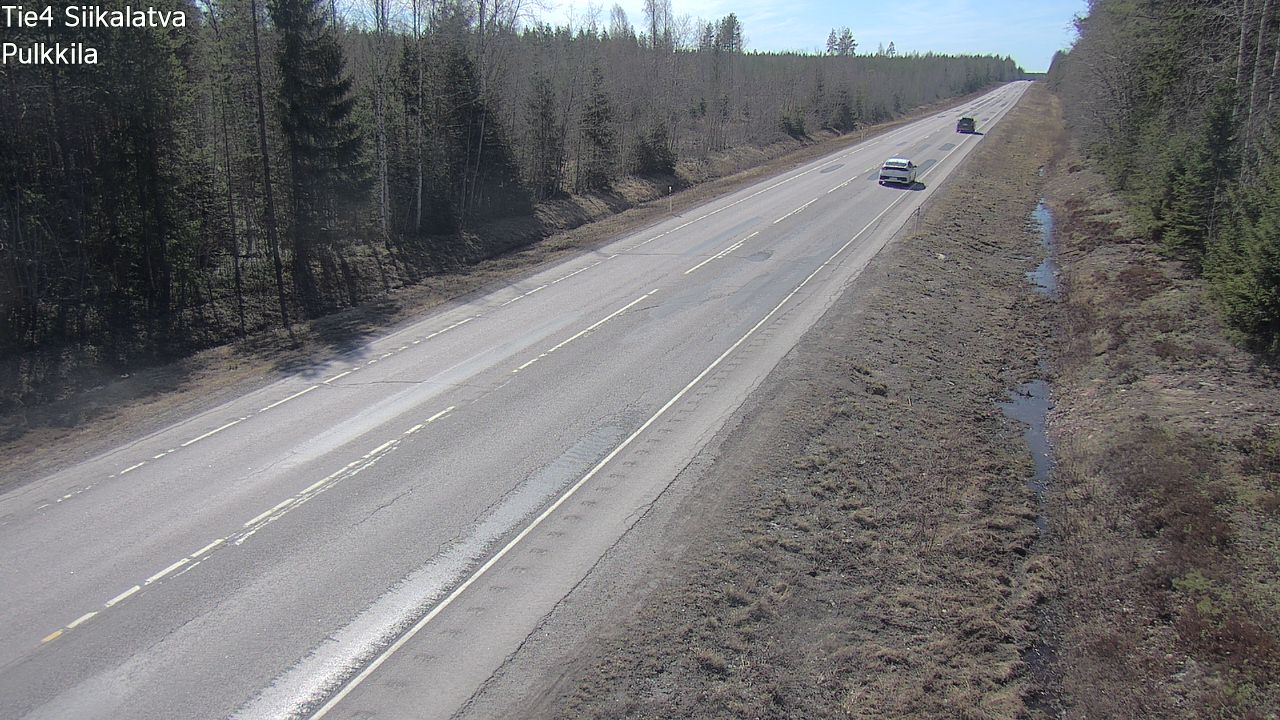 Weather Camera Image Road 4 Siikalatva, Pulkkila, Siikalatva, Pohjois-Pohjanmaa