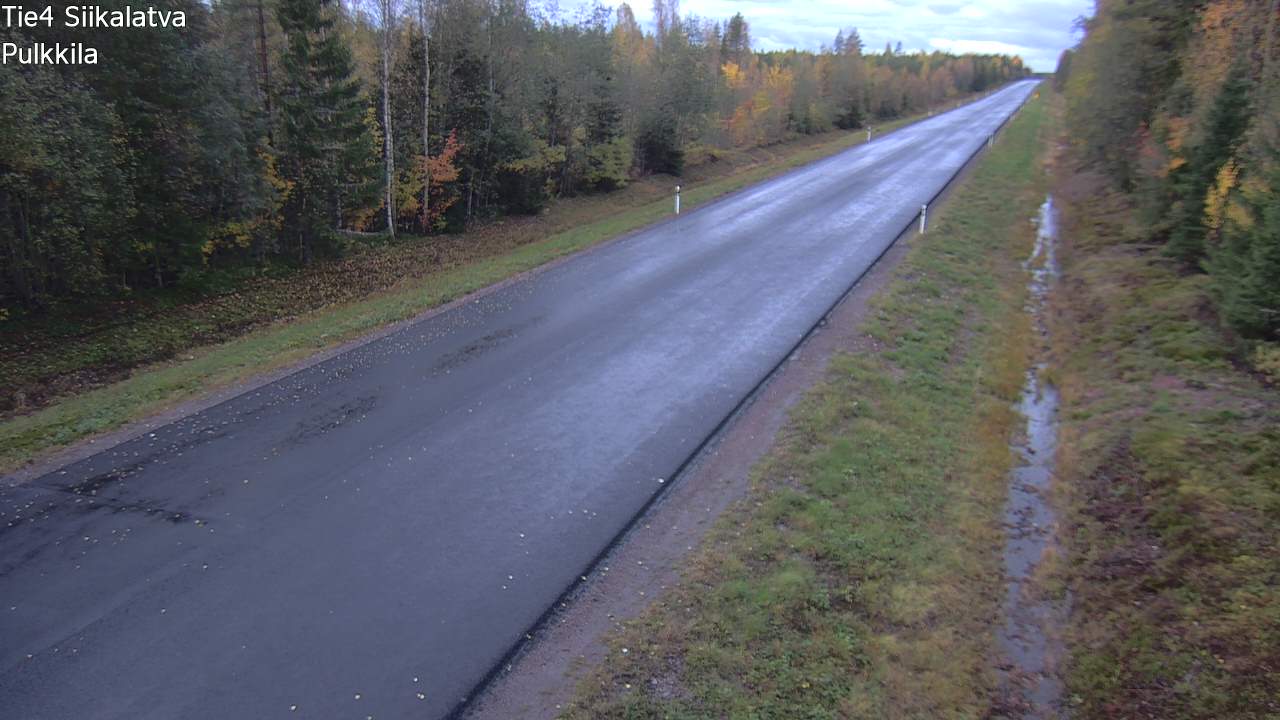 Weather Camera Image Road 4 Siikalatva, Pulkkila, Siikalatva, Pohjois-Pohjanmaa
