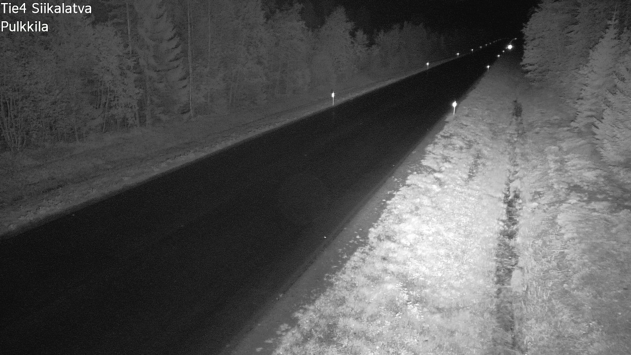 Weather Camera Image Road 4 Siikalatva, Pulkkila, Siikalatva, Pohjois-Pohjanmaa