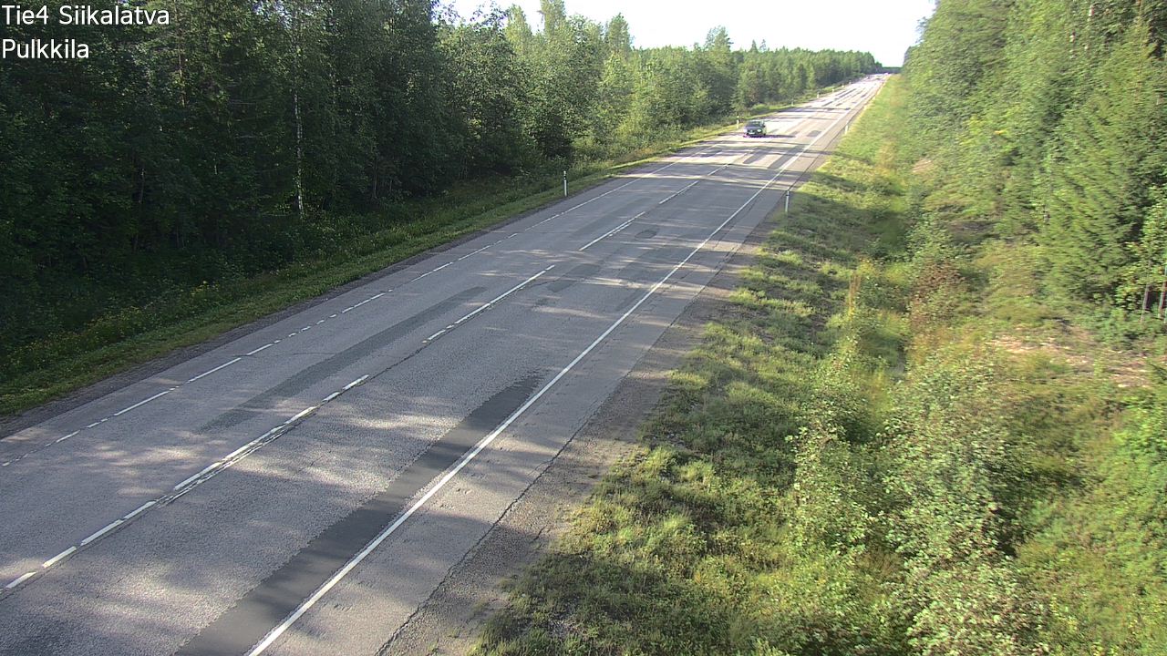 Weather Camera Image Väg 4 Siikalatva, Pulkkila, Siikalatva, Pohjois-Pohjanmaa