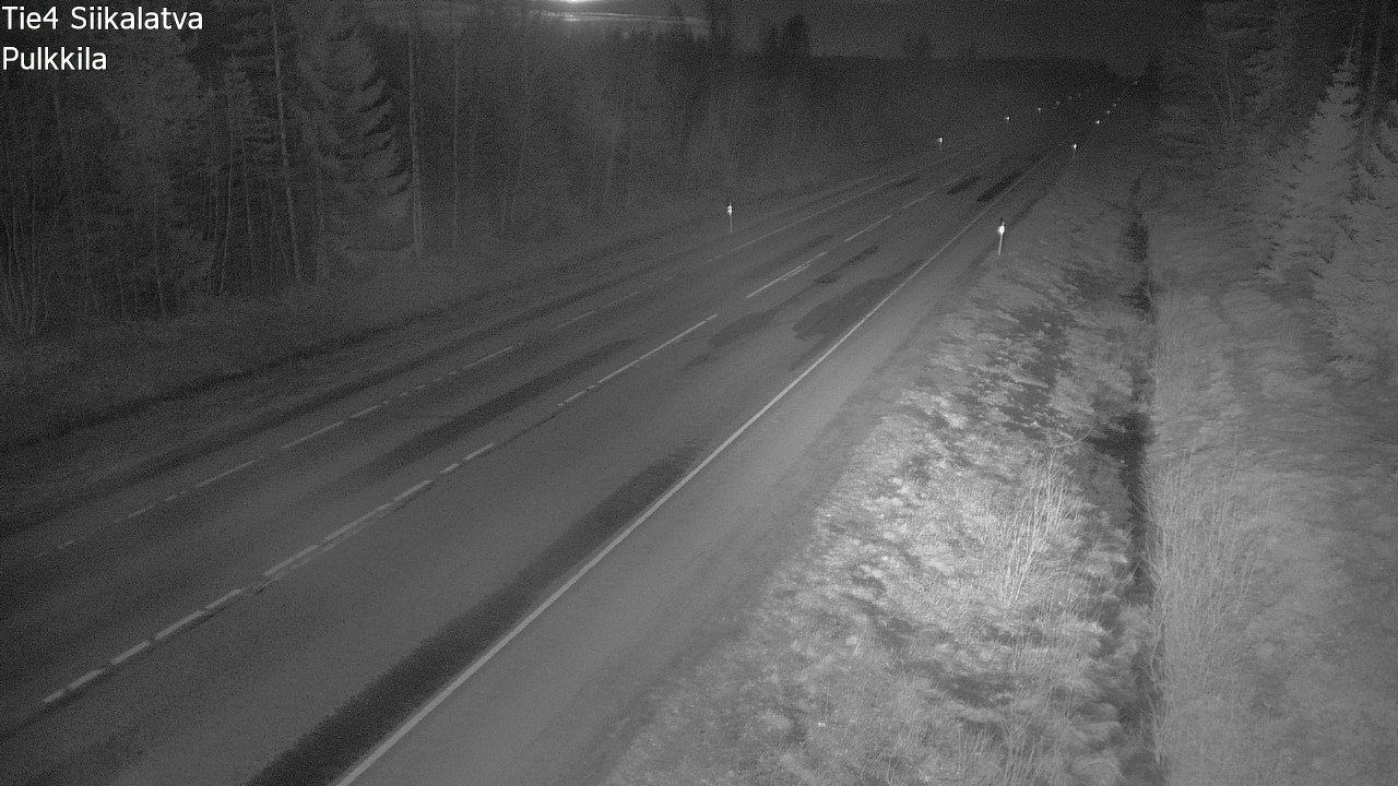 Weather Camera Image Road 4 Siikalatva, Pulkkila, Siikalatva, Pohjois-Pohjanmaa