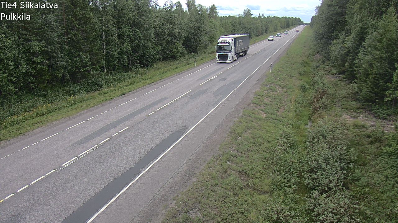 Weather Camera Image Road 4 Siikalatva, Pulkkila, Siikalatva, Pohjois-Pohjanmaa