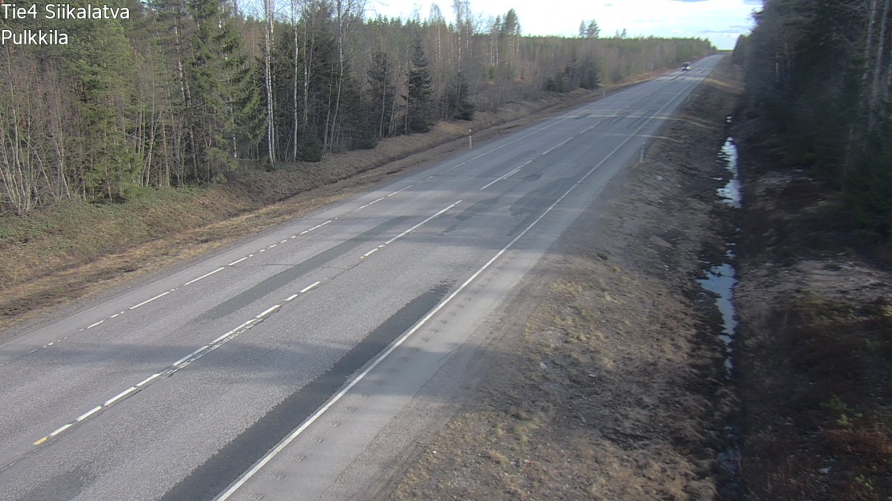 Weather Camera Image Road 4 Siikalatva, Pulkkila, Siikalatva, Pohjois-Pohjanmaa