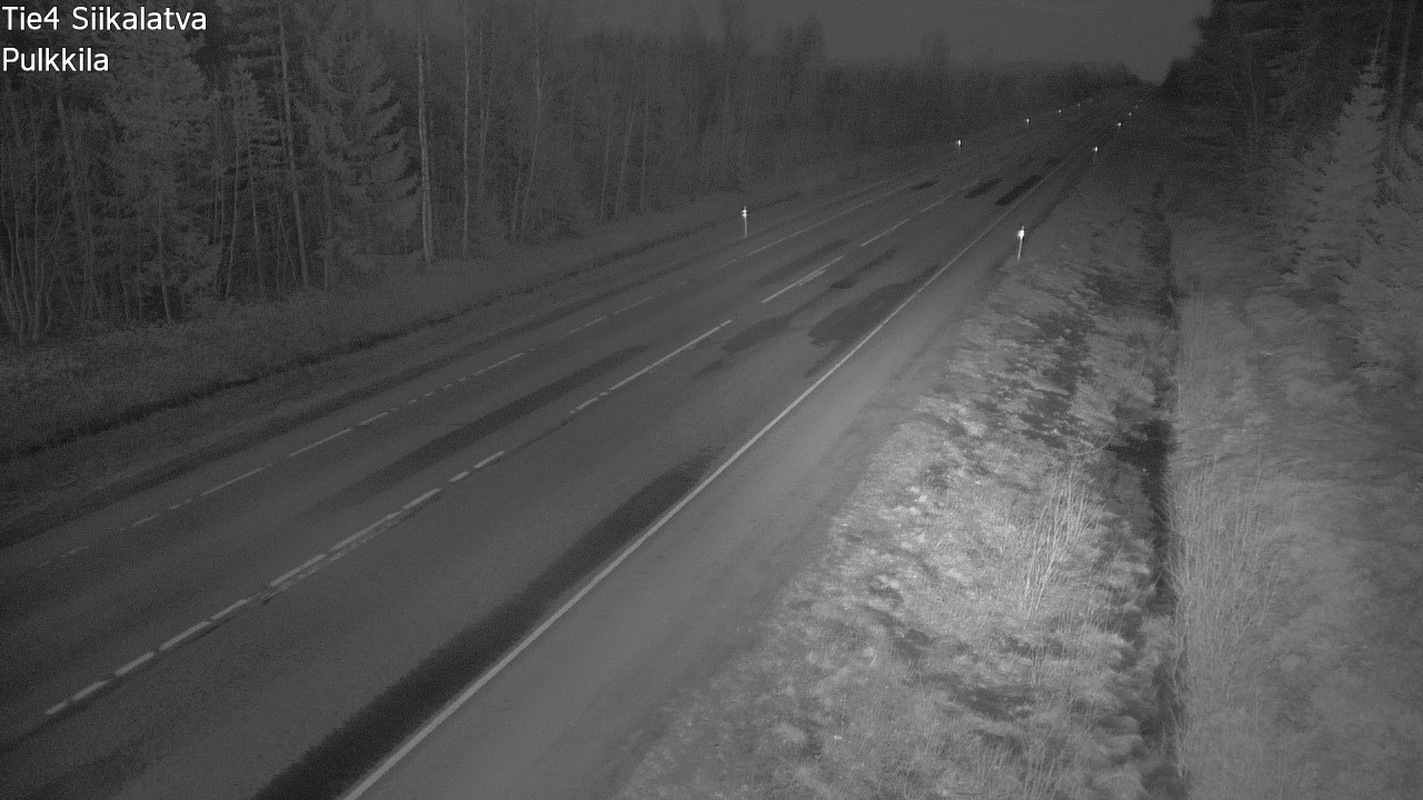 Weather Camera Image Road 4 Siikalatva, Pulkkila, Siikalatva, Pohjois-Pohjanmaa