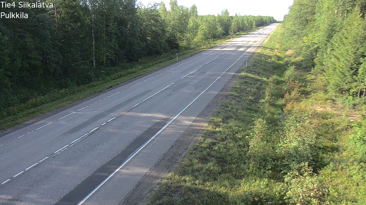 Weather Camera Image Väg 4 Siikalatva, Pulkkila, Siikalatva, Pohjois-Pohjanmaa