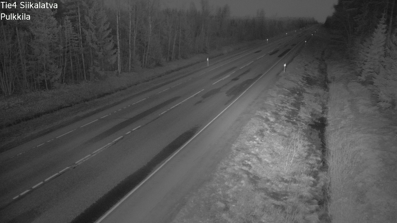 Weather Camera Image Road 4 Siikalatva, Pulkkila, Siikalatva, Pohjois-Pohjanmaa