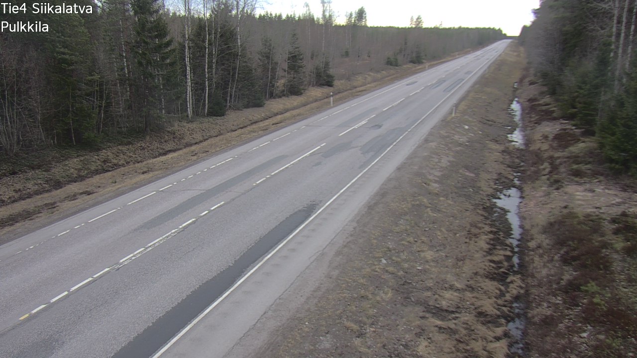 Weather Camera Image Väg 4 Siikalatva, Pulkkila, Siikalatva, Pohjois-Pohjanmaa