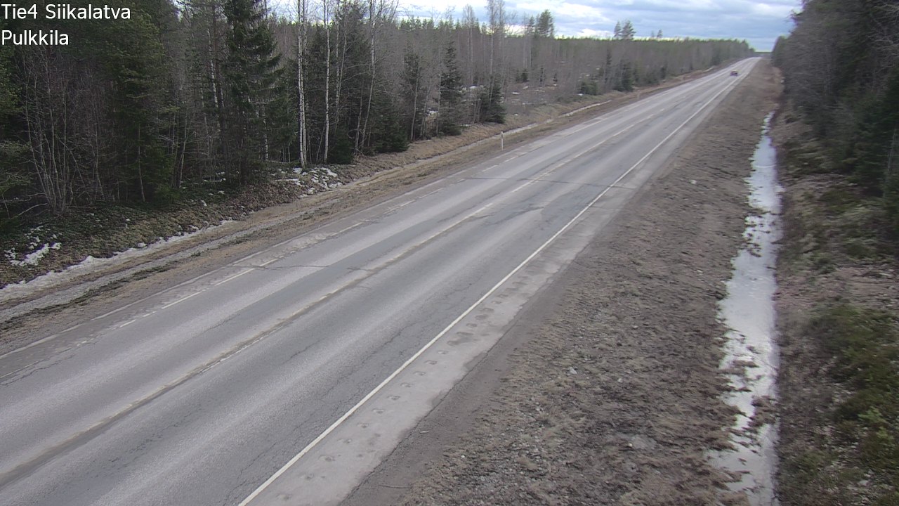 Weather Camera Image Road 4 Siikalatva, Pulkkila, Siikalatva, Pohjois-Pohjanmaa