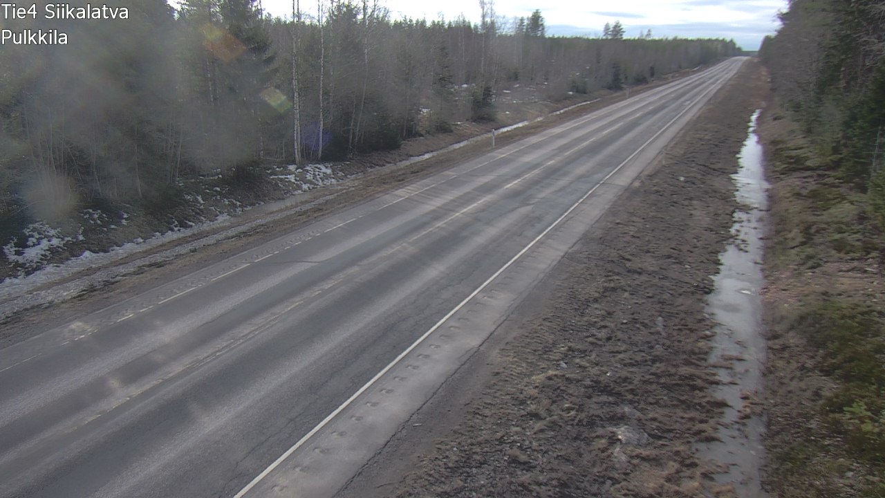 Weather Camera Image Road 4 Siikalatva, Pulkkila, Siikalatva, Pohjois-Pohjanmaa