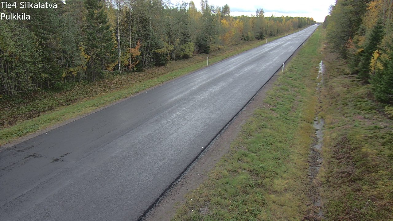 Weather Camera Image Road 4 Siikalatva, Pulkkila, Siikalatva, Pohjois-Pohjanmaa