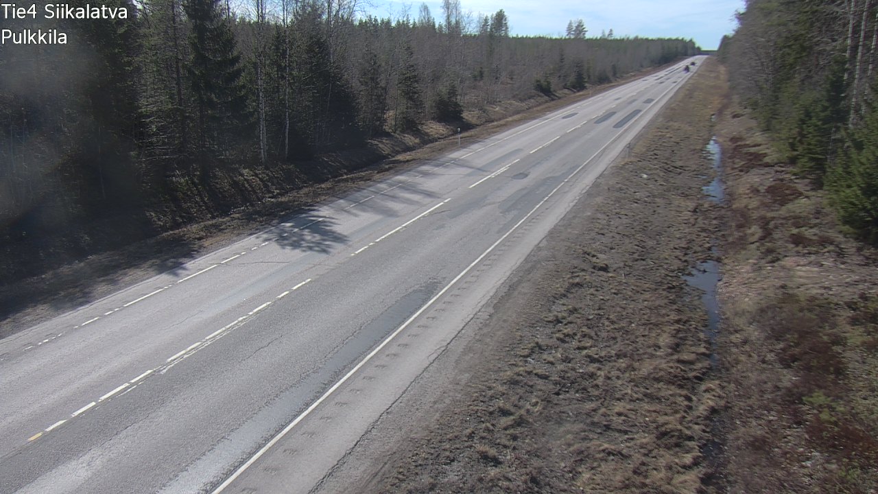 Weather Camera Image Road 4 Siikalatva, Pulkkila, Siikalatva, Pohjois-Pohjanmaa