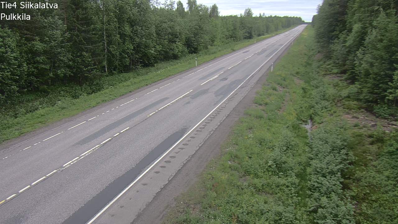 Weather Camera Image Väg 4 Siikalatva, Pulkkila, Siikalatva, Pohjois-Pohjanmaa