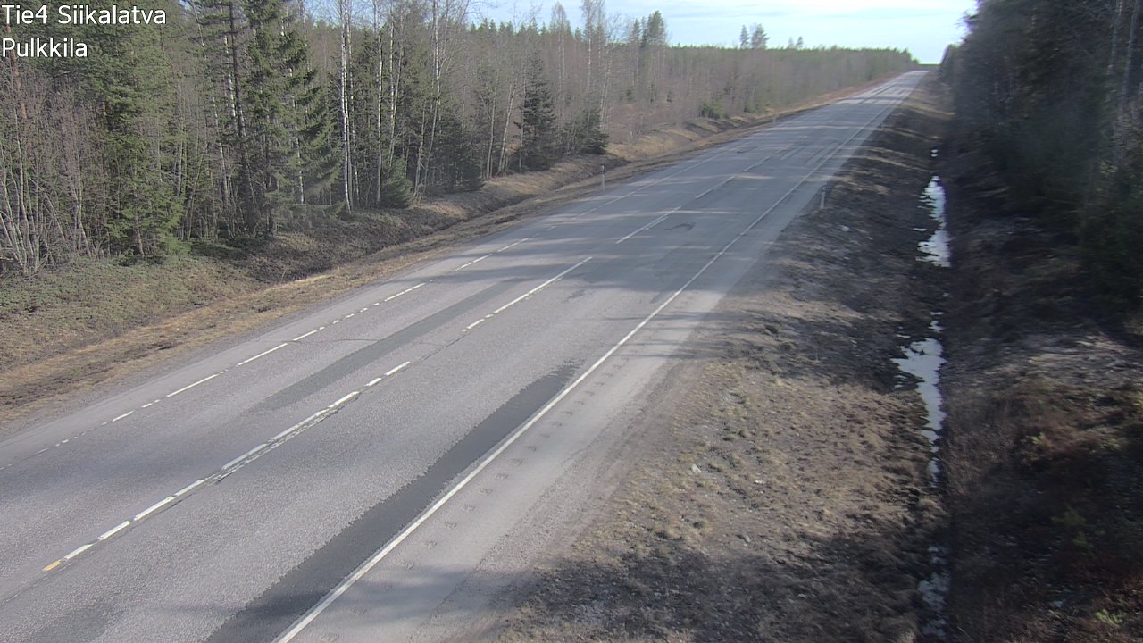 Weather Camera Image Road 4 Siikalatva, Pulkkila, Siikalatva, Pohjois-Pohjanmaa