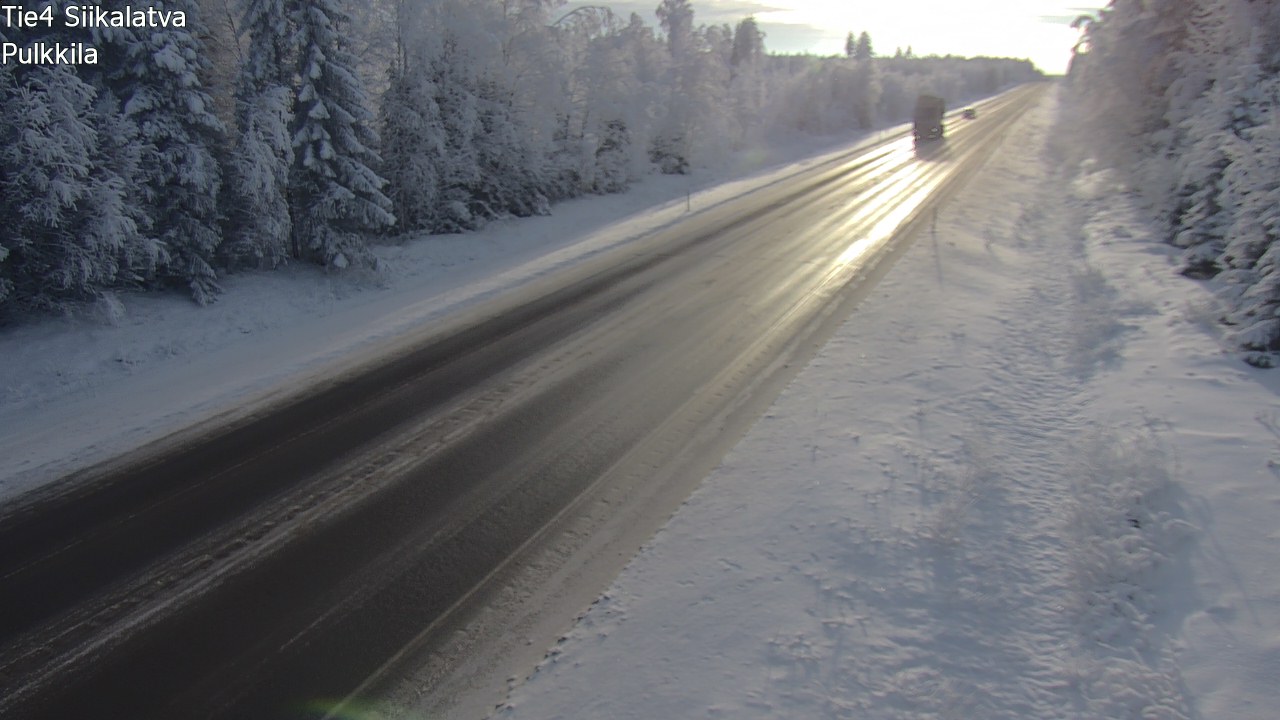 Weather Camera Image Road 4 Siikalatva, Pulkkila, Siikalatva, Pohjois-Pohjanmaa