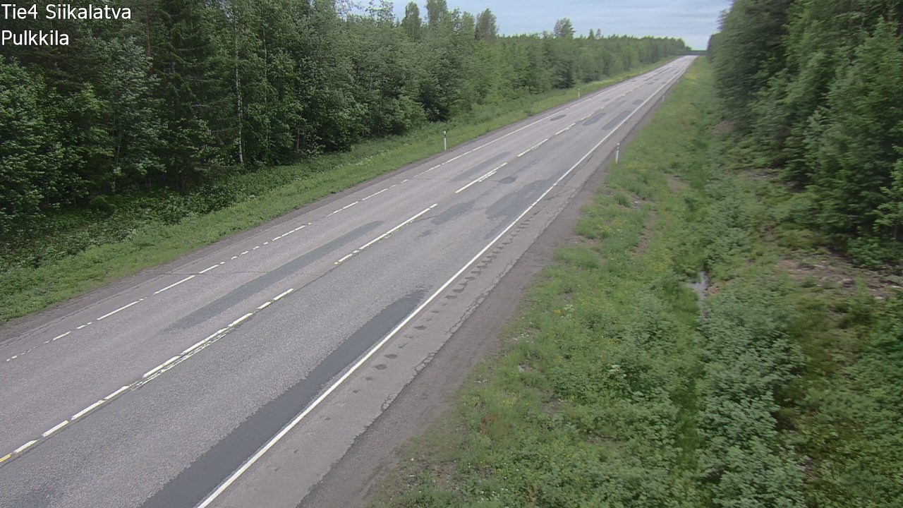 Weather Camera Image Road 4 Siikalatva, Pulkkila, Siikalatva, Pohjois-Pohjanmaa