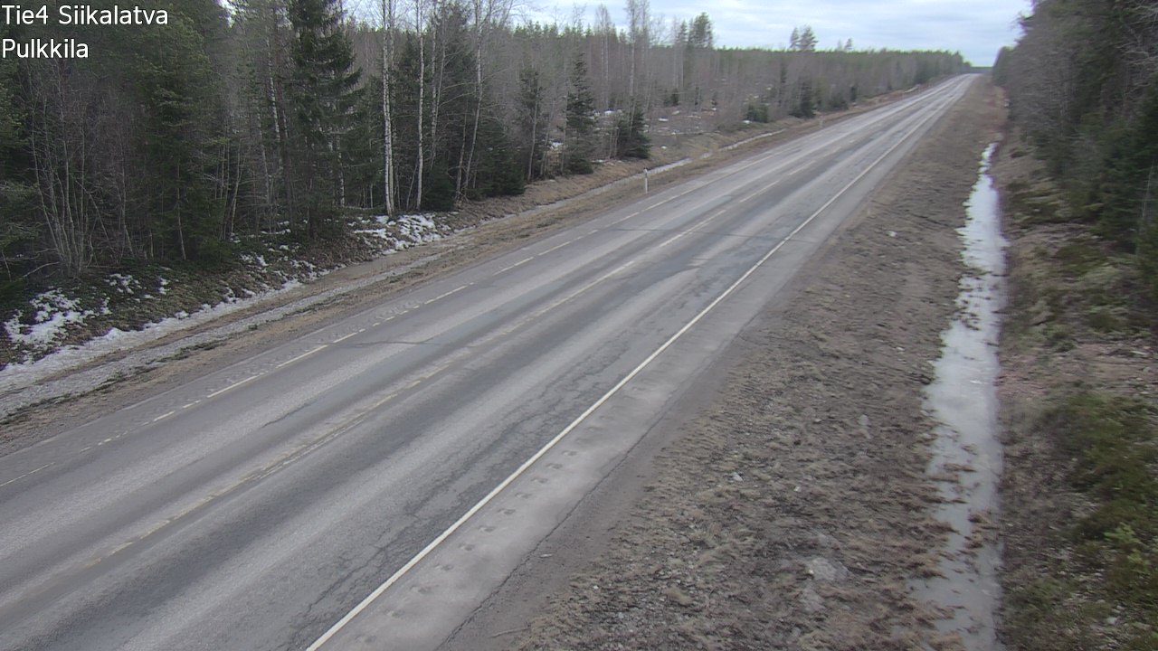 Weather Camera Image Road 4 Siikalatva, Pulkkila, Siikalatva, Pohjois-Pohjanmaa