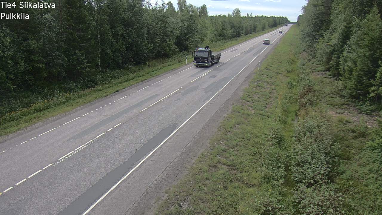 Weather Camera Image Väg 4 Siikalatva, Pulkkila, Siikalatva, Pohjois-Pohjanmaa