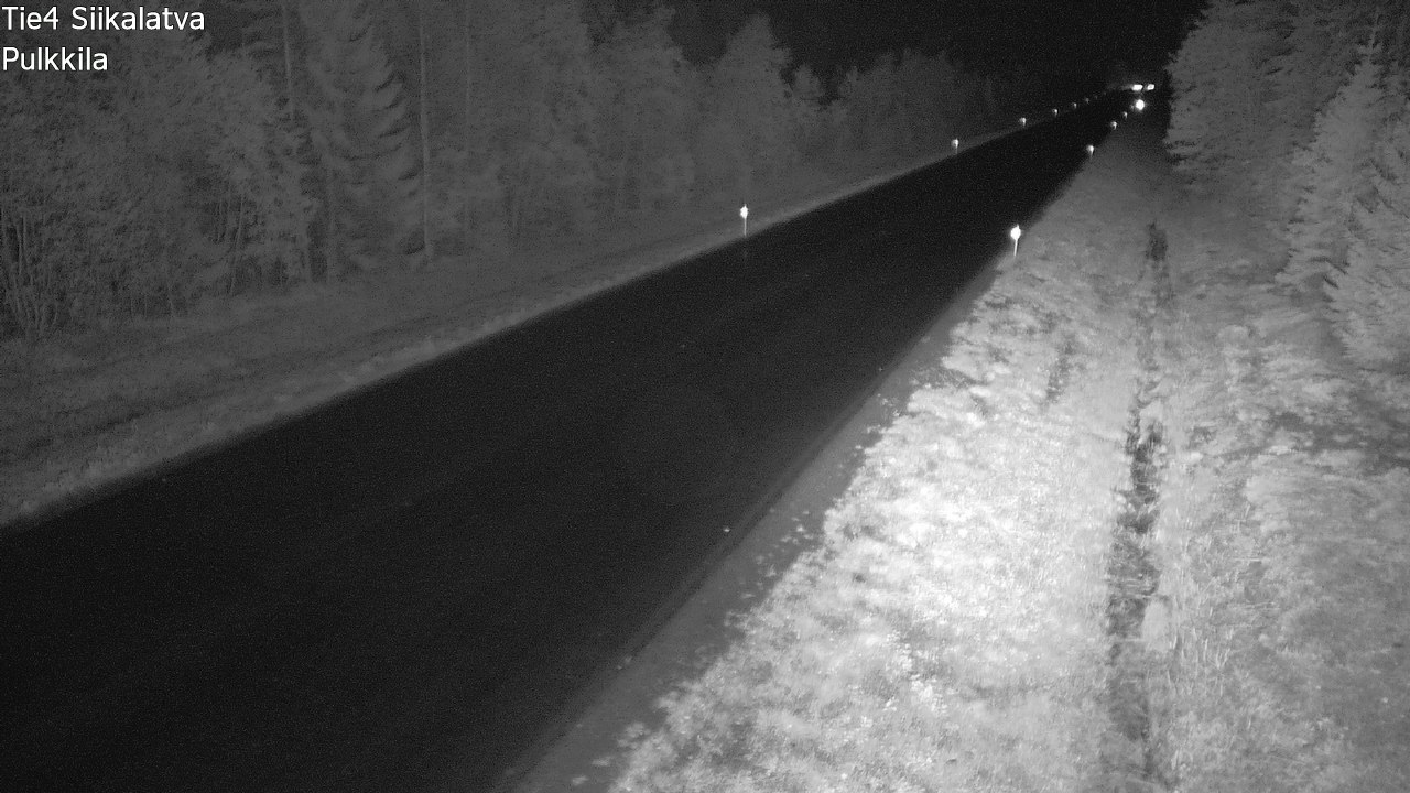 Weather Camera Image Road 4 Siikalatva, Pulkkila, Siikalatva, Pohjois-Pohjanmaa