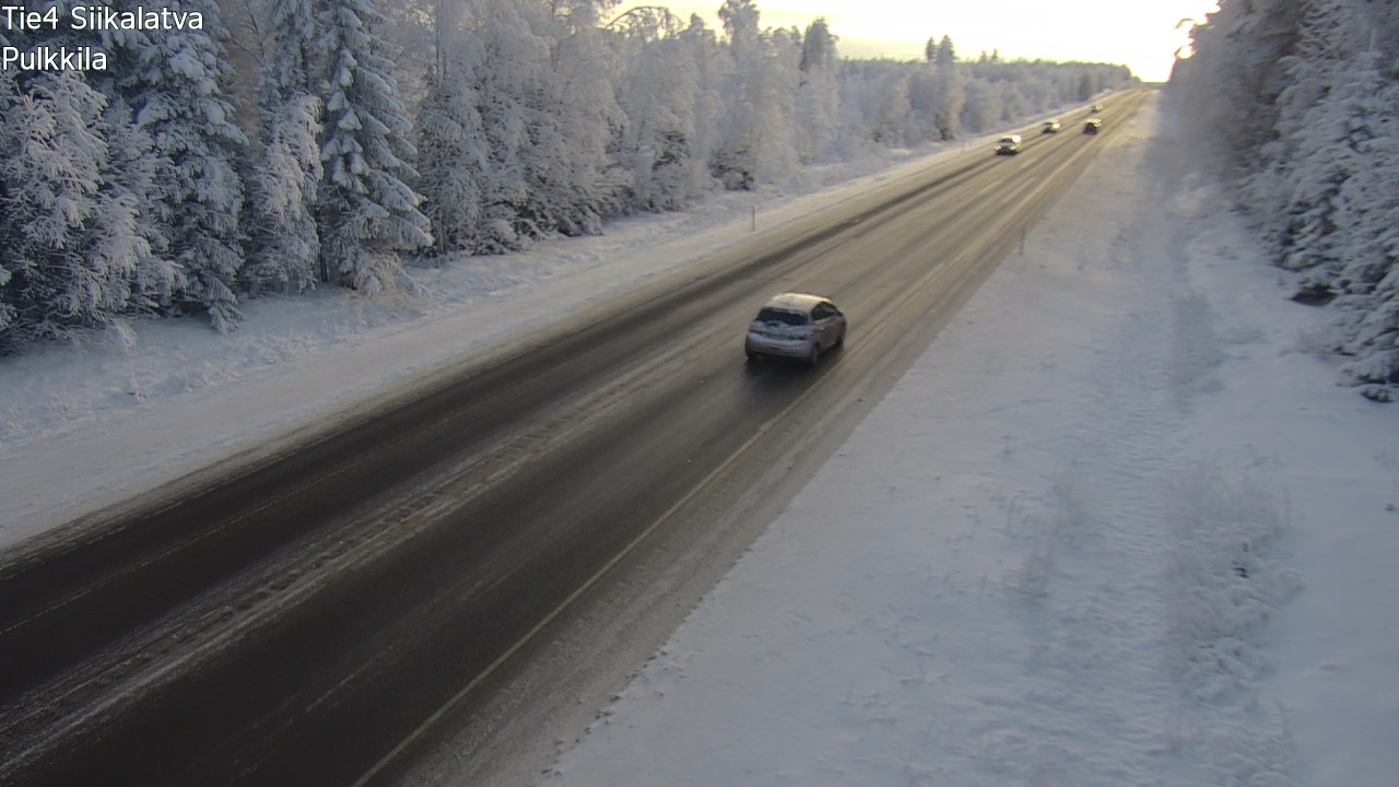 Weather Camera Image Road 4 Siikalatva, Pulkkila, Siikalatva, Pohjois-Pohjanmaa
